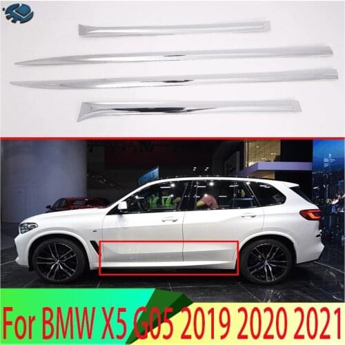 For BMW X5 G05 2019 2020 Car Accessories ABS Chrome Side Door Body Molding Moulding Trim