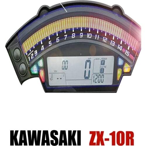 For Kawasaki ZX10R ZX-10R ZX 10R Dashboard Instrument Speedometer Film Protector Scratch Cluster Resistant Display Sticker
