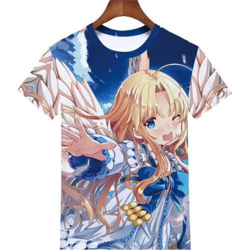 The Rising of the Shield Hero Cosplay T Shirt Cartoon Naofumi Iwatani Raphtalia Printed Summer T-Shirt Anime Top Tee Costume