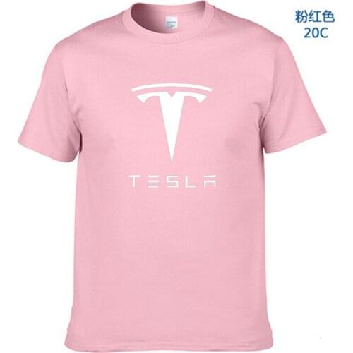 New Tesla Men T Shirts Short Sleeve Round Neck Ringer Letter Printed cotton Male Tees Casual Boy t-shirt Tops many colorsNew Tes