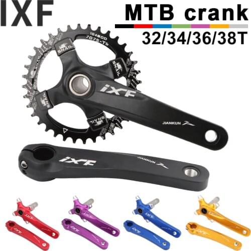 JIANKUN bicycle crank Aluminum Alloy Mountain Bike Crank Set 170mm BCD104 MTB Bicyle crankset
