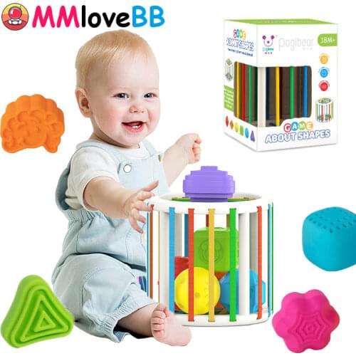 1 Set Cube Toy Multi-color Color Recognition Plastic Cube Training Desktop Toy for Birthday Gift baby Early Childhood Education
