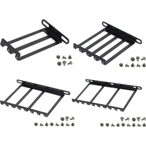 Metal Graphics VGA Card Bracket Holder Side Converted Computer Cooler Cooling Radiator Support 2/4/7/9 Holes