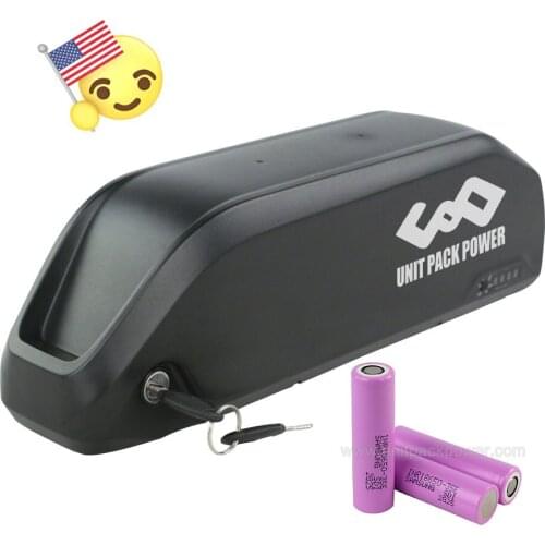 New Bottle Frame Type 1000W 52V 17.5Ah Li ion Battery with Charger