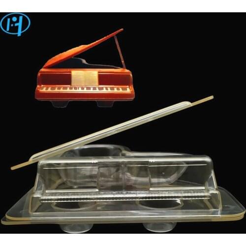 New Plastic PIANO Shape Chocolate Mold 3D DIY Handmade Cake Candy Mold Vehicle Chocolate Making Tool Cake Decorating molds