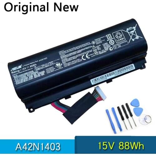 NEW Original A42N1403 Laptop Battery For ASUS ROG G751 GFX71JY GFX71JT G751JY G751JM G751JT 15V 88Wh A42LM9H A42LM93