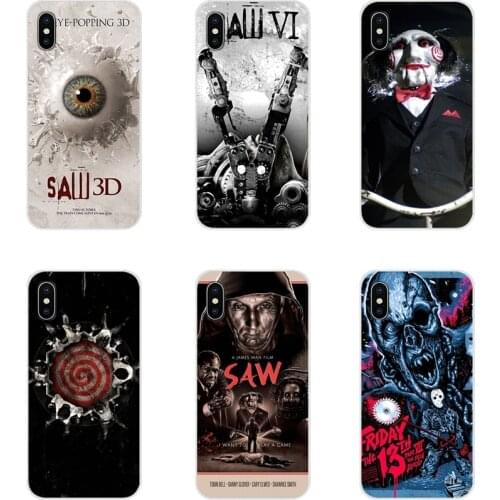 Saw Classic Horror Film For Apple iPhone X XR XS 11 12Pro MAX 4S 5S 5C SE 2020 6S 7 8 Plus ipod 5 6 TPU Transparent Cases Covers