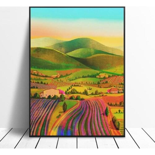 Provence Canvas Painting Wall Art Pictures Prints Home Decor Wall Poster Decoration for living Room