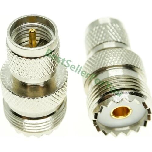 Connector Mini UHF MINIUHF Male To UHF Female PL259 SO239 KENWOOD Antenna TO Motorola RF Adapter