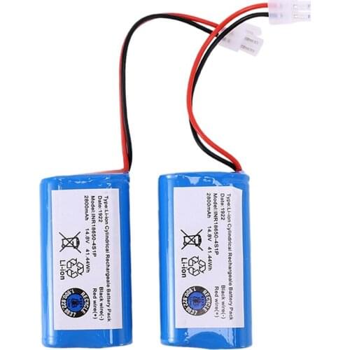 2 In 1 14.8V 2800Mah Replacement Battery For Ilife A4 A4S A6 V7 Robot Vacuum Cleaner