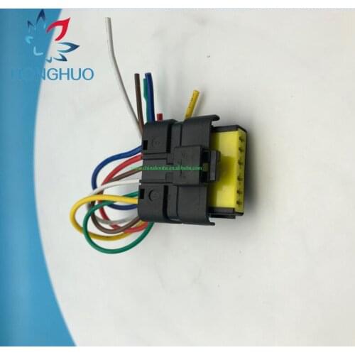 2/5/10 pcs 6 Pin Way Throttle Valve Wire Harness Female Waterproof Electrical Connector With Pigtail For Renault Peugeot Citroen