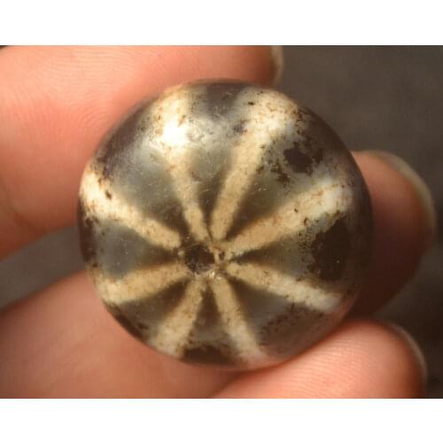 Treasure Magic Power Magic LKbrother Magic Tibet old Agate Pumpkin Totem dZi Bead Amulet For DIY