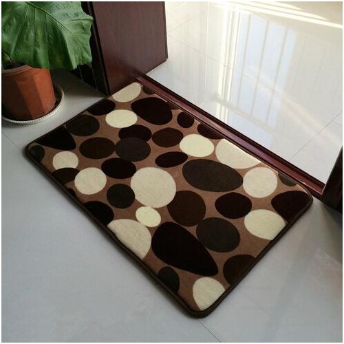40x60cm Chocolate Stone Slow Rebound Memory Foam Absorbent Non-slip Bathroom Rug Doormat Carpet