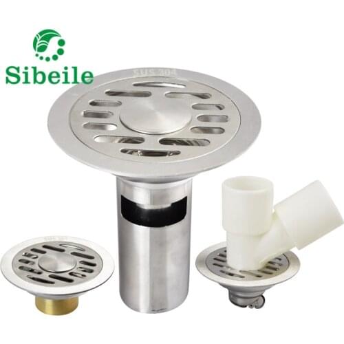 High quality 10cm Stainless steel floor drain bathroom kitchen shower double anti-odor floor drain Round bath drain Square Type