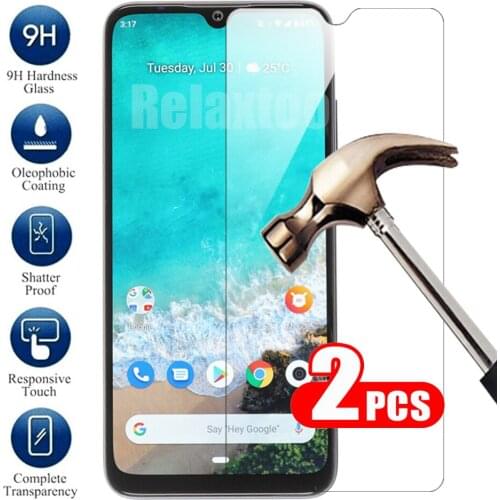 Tempered glass for Xiaomi mi A3 CC9E screen protector for Xiaomi Redmi 9A 9C protective film on glass armored safety