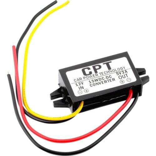 15W CPT-UL-1 DC Converter Regulator 12V to 5V 3A Car Led Display Power CPT Car Power Step Down Regulator Support Drop Shipping