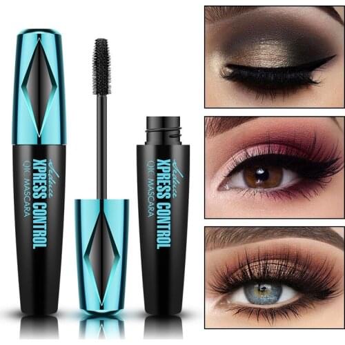 4D Fiber Mascara Black Eye Curling Eyelash Double 1+2 Mascara Rimel Waterproof Full Express Mascaras De Cilios Makeup Tool