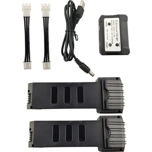 7.4V 1200mAh Lithium Battery For E511 E511s Folding RC Quadcopter Spare Parts Accessories