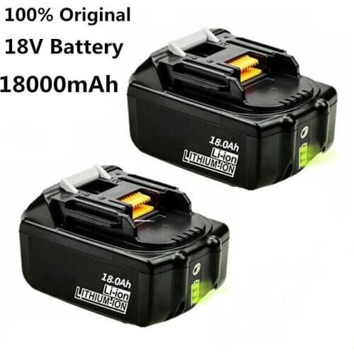 2021 For Makita 18V 18000mAh 18.0Ah Rechargeable Power Tools Battery with LED Li-ion Replacement LXT BL1860B BL1860 BL1850
