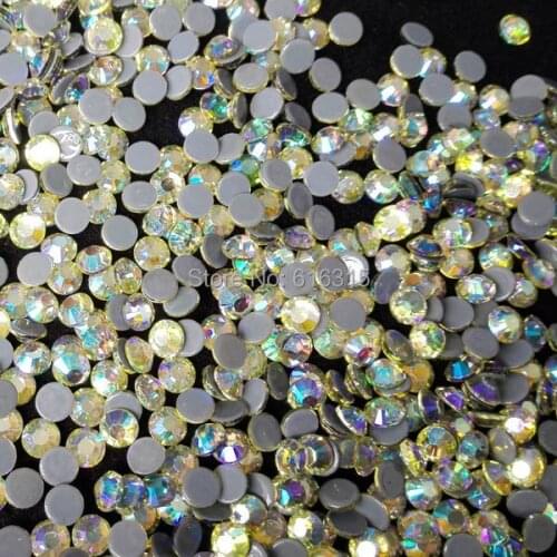Free shipping !!! exquisite cutting diamond technology 14 facets of jpstrass ss16 size 4mm jonquil ab 1440 pcs per pack