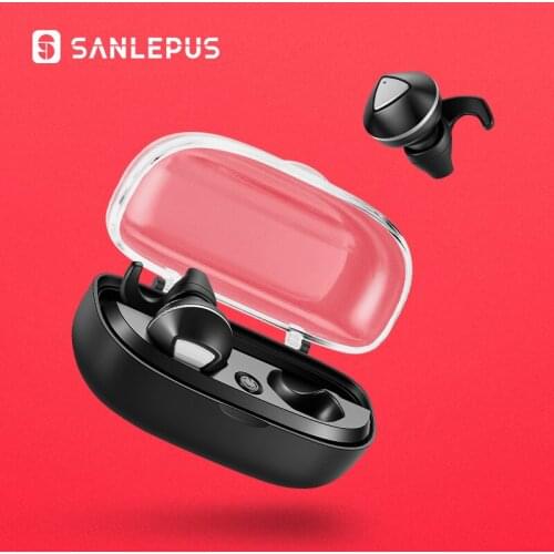 SANLEPUS Bluetooth Earphones Wireless Headphones Dual Mini Earbuds TWS 5.0 Handsfree Headset With Mic For Phones xiaomi Samsung