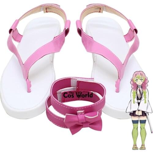 Demon Slayer: Kimetsu no Yaiba Kanroji Mitsuri Anime Customize Cosplay Shoes Boots