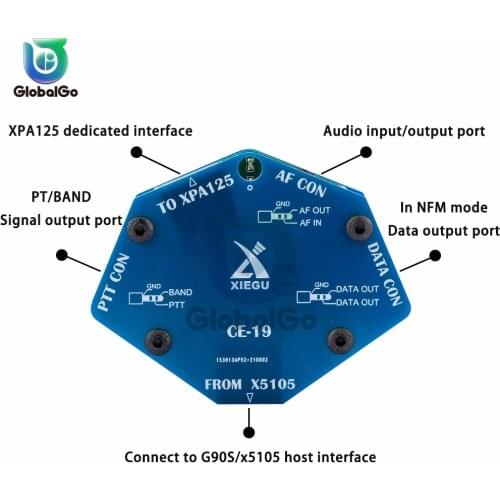 CE-19 CE19 Data Interface Expansion Card For XIEGU G90 X5105 ACC PTT XPA125