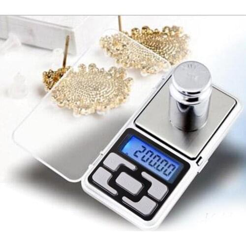 200g x 0.01g Mini Pocket Digital Scale for Gold Sterling Silver Jewelry Scales LCD Display Balance Gram Electronic Scales