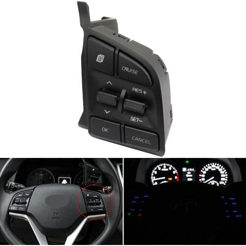 Steering Wheel Cruise Control Button Switch Button For Hyundai Tucson IX35 2015-2020 1.6T/2.0 96720-D3200 96720-D31004X
