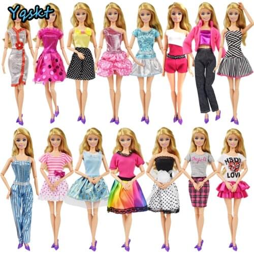 Fashion Party High Quality Doll Clothes Dress Accessories Best Gift Girl Toys Elegant Pants Skirt for Barbie Doll Accessories