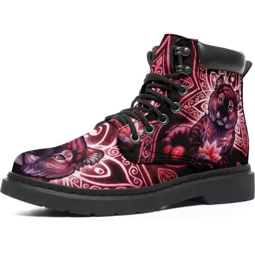 Custom New Design Dropshipping Wholesale Fashion Boots Shoes For Women 2021 Lace Fashion Autumn And Winter