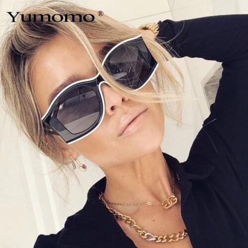 Green Red Sunglasses Women Punk Style Sun Glasses Fashion Large Frame Shades Orange White Goggles New Trends 2021