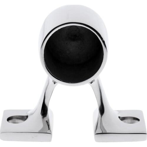 Heavy Duty 316 Stainless Steel Hand Rail Fitting 1inch 25mm OD Tube 90 Degree End Stanchion Hardware for Marine Boat Yacht