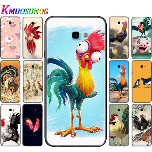 Silicone Cover Cock Rooster Chicken For Samsung Galaxy J8 J7 Duo J6 J5 Prime J4 Plus J3 J2 Core 2018 2017 2016 Phone Case