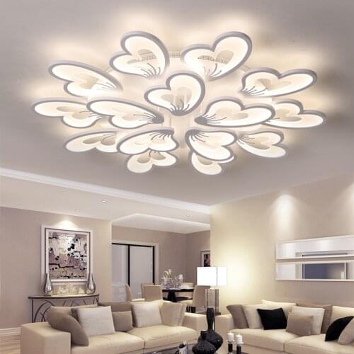 Modern Butterfly Ceiling Lights For Living Room Bedroom Kitchen Office Restaurant Personality Led Acrylic Simplicity Design Lamp