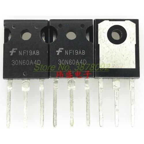 10PCS HGTG30N60A4 TO247 HGTG30N60 TO-247 G30N60A4 30N60 50A 600V IGBT transistor New and original