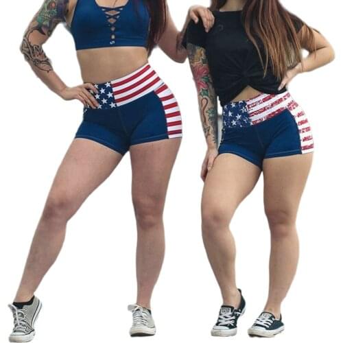 Women Ladies Yoga Shorts Summer Activewear Yoga Shorts Casual Sports Shorts Workout Waistband Skinny Shorts