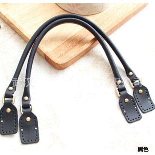 1Pair Leather Genuine Leather Shoulder Strap DIY Craft Replacement Handbag Purse Handle Bag Making Accessories