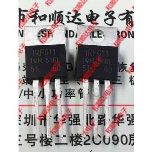 10pcs/lot IRF611 new spot TO-220 150V 3.3A