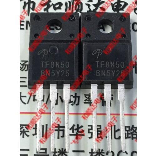 10pcs/lot TF8N50 AOTF8N50 brand new stock TO-220F 500V 8A