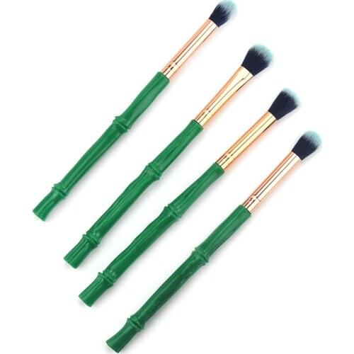 4Pcs New Professional High-Grade Profile Bamboo Shape Makeup Brushes Set Eye Shadow Brush Eyebrow Brush Beauty Tools Cosmetics