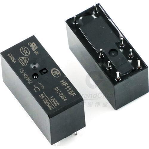 10pcs/lot Free shipping HF115F JQX-115F I-005 012 024 1HS3 HF115F-005-1HS3 HF115F-I-012-1HS3 HF115F-I-024-1HS3 DIP6 new original