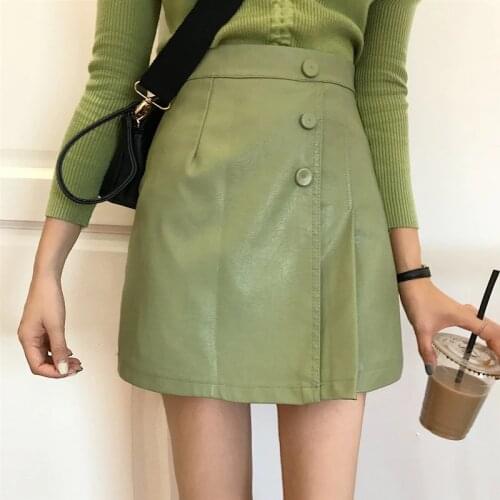 Женские кожаные юбки ALTHCNPP China At AliExpress