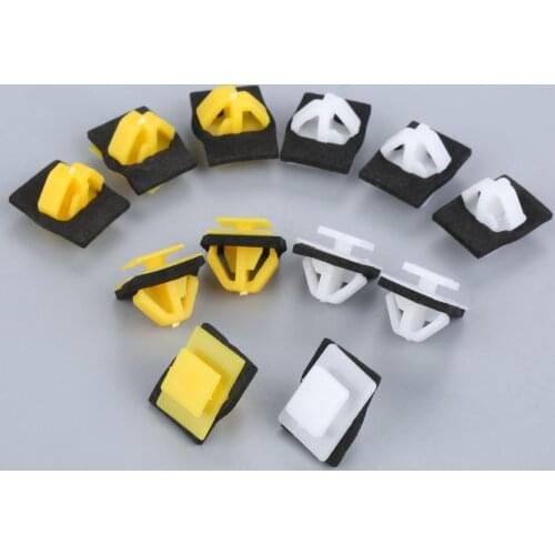 50x Auto Fastener Door Guard Plate Wheel Eyebrow Clip Plastic Rivet Fastener Fender Bumper Push Pin Clips For Hyundai Kia D185