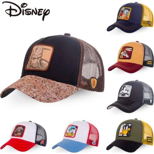 New Brand 62 Styles Disney Minnie Mickey Snapback Cotton Baseball Cap Men Women Hip Hop Dad Mesh Hat Trucker Hat Dropshipping