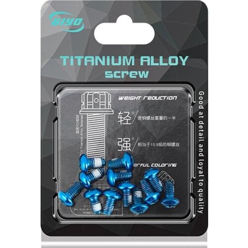 12PCS Bicycle Disc Brake Rotor Torx Bolts T25 M5x9mm MTB Bike Alloy Steel Disc Brake Rotor Fixing Screws DROPSHIPPING