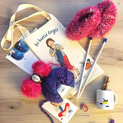 DIY Booties Knitting Box Wonderful Booties Knitting Box Nako Winter Warm Soft Hobby Acquisition High Quality Products and Wool