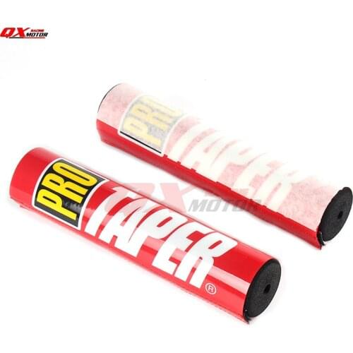 Cross Bar Pad 7/8" Handlebars 10" 250mm Red For CR CRF YZF WR DR RMZ Motocross Motorcycle Enduro Renthal Handlebars