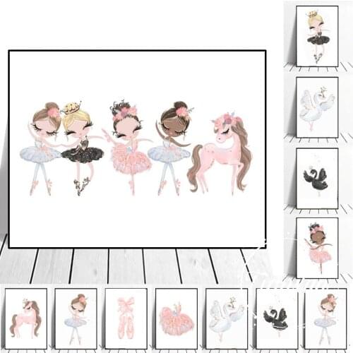 Nordic Decoration Sheets Picture Wall Art Poster Childrens Canvases Room Paintings For Nursery Decorative Prints Wall Posters