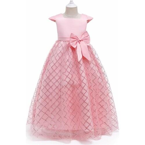 Children Sequined Princess Birthday Party Prom Wedding Bridesmaid Evening Infant Summer Dress Gown Vestidos Baby Girls Clothes